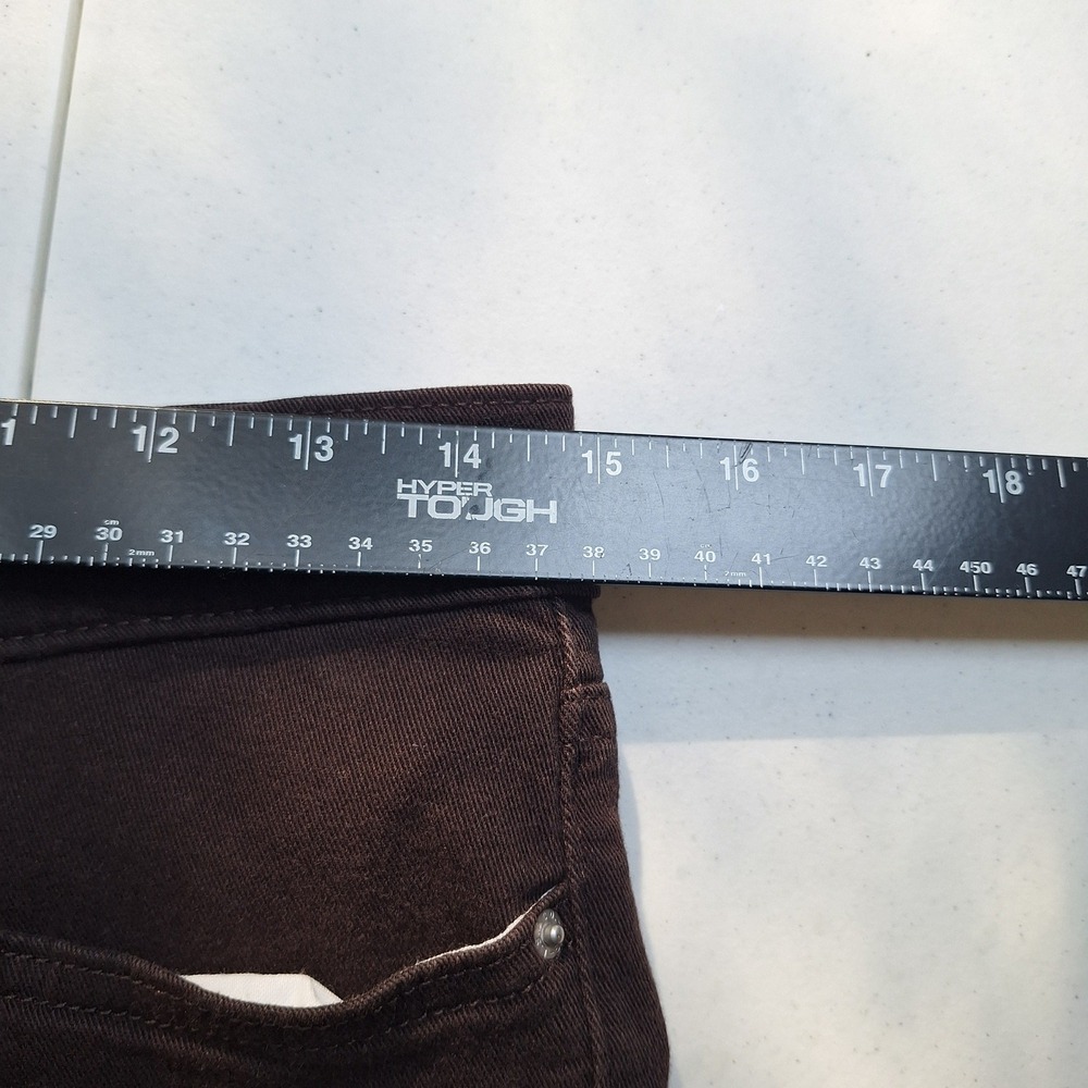 Retro Jeans Grunge Quiet Luxury Minimalist Brown Levis 314 Shaping Straight 28 - Picture 7 of 16